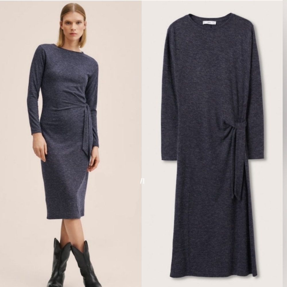 MANGO Fine knit dress
